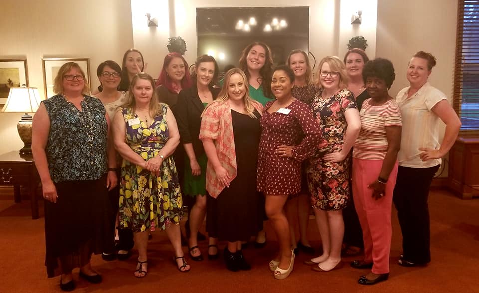 Members of the Offutt Enlisted Spouses Club at the 2019 Installation Dinner